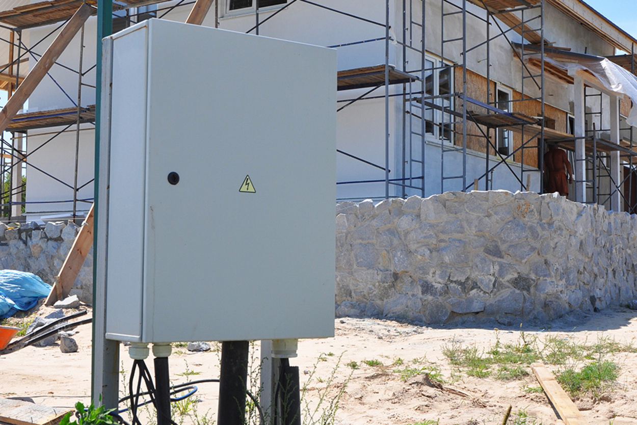 Baustrom bei Elektro Kamali in Hanau