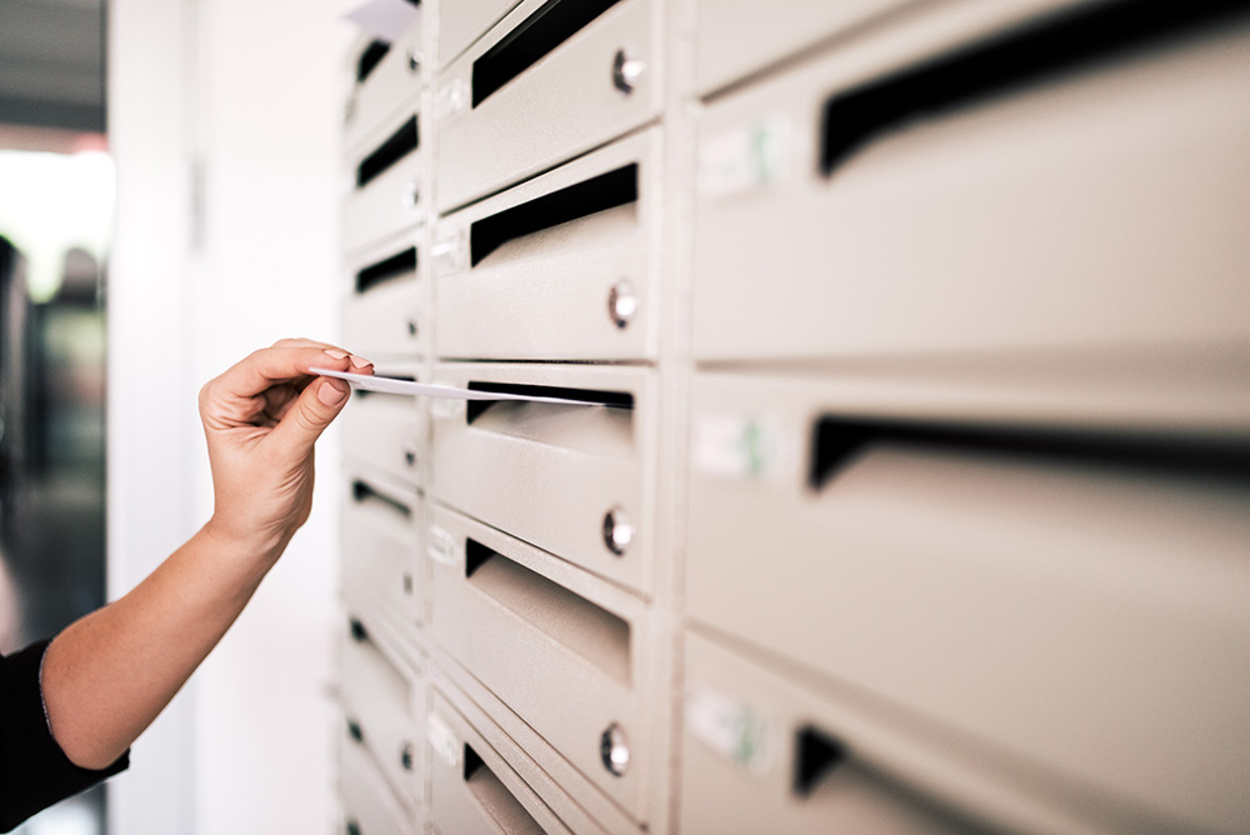 Briefkasten­systeme bei Elektro Kamali in Hanau